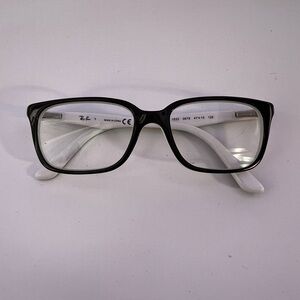 Ray-Ban Black and White Eyeglasses RB1592 3579 OPTICS KIDS